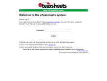 Tablet Screenshot of etearsheets.blackpress.ca